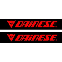 Dainese Motorcu Boru Sticker Set Kırmızı
