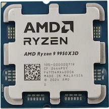 Amd Ryzen 9 9950x3d 144mb 16çekirdekli O/b Uhd Am5 170w Kutusuz+fansız