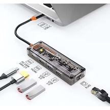 Ally 5in1 Type-c To Usb3.0/2.0+pd 100w+hdmı+ethernet Çoğaltıcı H