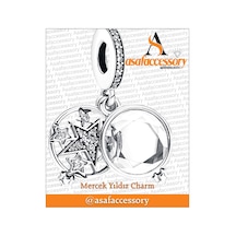 Mercek Yıldız Charm Asafaccessory Gümüş