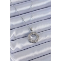 Mey İthalat 316l Çelik Gümüş Renk Zirkon Taşlı Model Kadın Kolye - Özel Seri Meyeb65099992629cc9e18d0b4d23
