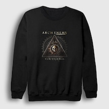 Presmono Unisex Eternal Arch Enemy Sweatshirt Siyah