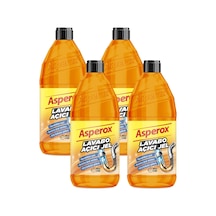 Asperox Lavabo Açıcı Jel 1 Lt 4 Lü