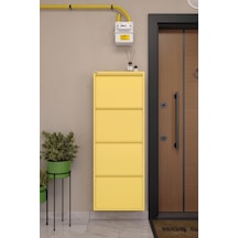 Ceha 4'lü Metal Ayakkabılık - Açık Sarı/butter K.AYK-4/M1812 Pembe