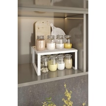 Metal Dolap Içi Raf Düzenleyici Büyük Boy Beyaz Tezgah Üstü Düzenleyici Tamamı Metal Organizer Diğer