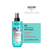 Agiva 8d Hyaluron Pro Care Niacinamid, Badem Yağı İçeren Sıvı Saç Bakım Kremi 200 Ml