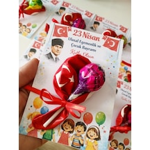Farklı Market 23 Nisan Coşkusu Çocuk Bayramı Bayraklı Balon Ve Şekerli Hediye Seti 8 Adet