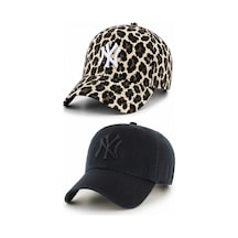 Caxis Leopar Unisex 2'li Takım Arkası Cırtlı Ayarlanabilir Şapkalar Takımlı Çok Renkli