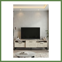 Bezos Mistral Tv Sehpası Suntalam Ekru 160x40 Cm Hb006