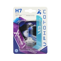 Ampul H7 12v 55w Xen Vision Tekli Blister Beyaz Işık 6000k Pht Ph5507 Dv B1