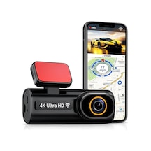 Tr 4k Ultra Hd Mini Ön Ve Arka Araç Kamerası, 64gb Hafıza Kartlı, Wifi, Gps, Gece Görüşlü