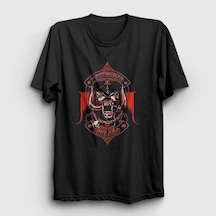 Presmono Unisex England V2 Motörhead T-shirt Siyah