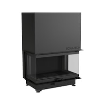 Echa Tech Asansörlü Çelik Şömine Haznesi 3v 90