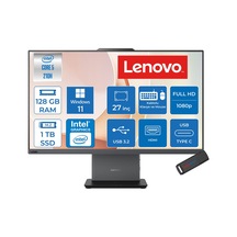 Lenovo ThinkCentre Neo 50a 27 Gen 5 12SA0026TRP38 Core 5 210H 128 GB 1 TB SSD 27" W11P AIO Masaüstü Bilgisayar