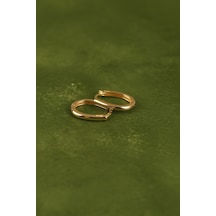 Çgk Çiğdem Gürel Kuyumculuk Halka Altın Küpe Gold