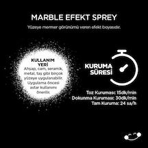 POLİSAN ÖZEL AMAÇLI SPREY MERMER EFEKT SİYAH 200ML.
