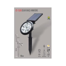 Ct-7320 18w Solar Bahçe Armatürü Yeşil Diğer