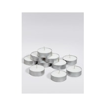 10 Adet Buhurdanlık Tealight Mum Buhurdanlık Için Özel Olarak Üretilmiştir 4saat 25 Dakika Mu Beyaz