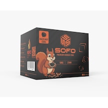 Luxurianthome Kefo Sofo Fındık Kabuğu Kömürü 27 Mm 10 Kg