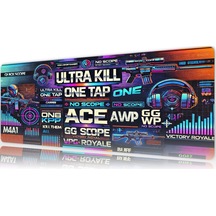 Gaming Oyuncu Xl Mouse Pad Kaydırmaz Dikişli 80 30 Cm Mousepad 8