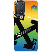 Newface Xiaomi Redmi Note 11 Pro Kılıf Estoril Desenli Kapak - Estoril - 5 Beyaz