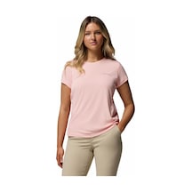 Columbia Zero Rules Light Kadın Teknik Kısa Kollu T-shirt Al8532 Pembe