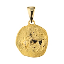 Goldkupe 14 Ayar Altın Boğa Burç Kolye Ucu 2,10 Gr-6390 Altın