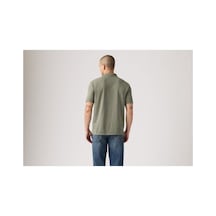 Levi's Authentıc Polo Garment Dye Mulled Basılyeşil Yeşil