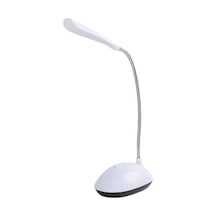 Portatif Taşınabilir Pilli Masa Lambası Beyaz Led Işıklı Mini Masa Lambası Beyaz - 143372764 Beyaz