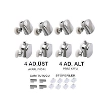 Duşakabin Tekerleği 8 Li Set Krom Cam Kabin İçin.. (478182890) Diğer Duşakabin Tekerleği 8 Li Set Krom Cam Kabin İçin.. (478182890) Diğer