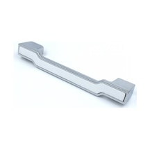 Coşafak Zavinna Z302 Metal Krom - Mat Beyaz 160Mm Akslı Kulp