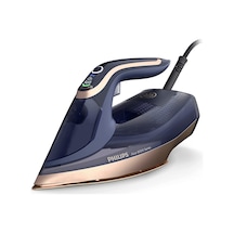 Azur 8000 Serisi Buharlı Ütü - 85 G/dk Sürekli Buhar, 260g Turbo Şok Buhar, 3000 W, Optimaltemp Teknolojisi, Steamglide Elite Taban, Koyu Mavi Dst8050/20