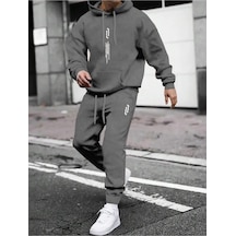 Altamira Erkek Dikey Baskılı Oversize Eşofman Takımı 001