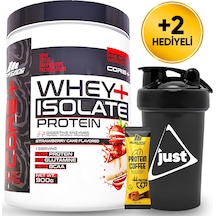 Mustang Nutrition Core+ Series Isolate Whey Protein Tozu 900 Gr 30 Servis Çilekli Pasta + Shaker + Protein Kahve Hediyeli Çilek Aromalı