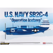 Academy 12545 1/72 Ölçek, U.s. Navy Sb2c-4 Operation Iceberg Savaş Uçağı, Plastik Model Kiti-49231