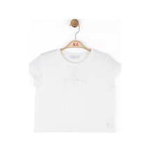 Xo Kids Kız Çocuk Tişort 8-14 Yaş 38373 Ekru