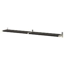 Ikea Bergshult/granhult Duvar Rafı 160x20 Cm Kahverengi - Gri