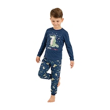Rolypoly Rp3862c Erkek Çocuk Uzun Kol Pijama Takım Lacivert