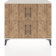Arges Şifonyer 3 Raflı 4 Kapaklı 88x30x80 Aytaşı-çam Aytaşı