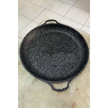 Hanımeli Granit Kaplamalı Döküm Tava 38cm Lüks Mutfak Çözümü Diğer