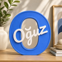 O Harfi Kişiye Özel 3D İsim Yazısı Dekoratif Bebek ve Çocuk Odası Harf İsimlik Masa Üstü Özel Tasarım
