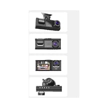 Zengemtx 1. 3 Kameralı Full Hd Araç Kamerası Ön, İç Ve Arka Görüş İle %100 Kapsama
