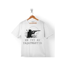 En İyi Av Avcı Yaşatmaktır Huntıng Yaban Doğa Çocuk Tişört 001