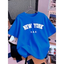 Noıssey Urban Pop Graphic Kadın Tişört Koleksiyonukod 5126 Saks