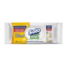Solo Ultra Güç Limon & Portakal Yüzey Temizleme Mendili 100 Yaprak 10'li Paket