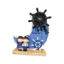 Alpinevofis Dekoratif Ay Şeklinde Müzik Kutusu Sevgililer Biblo Otantik