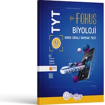 Fokus Tyt Biyoloji Yaprak Test
