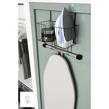 Ütü Düzenleyici Ütü Masası Tutacağı Ütü Sepeti Çamaşır Odası Organizer Banyo Duvar Askısı Metal Siya Diğer