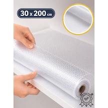 Beylini %100 Eva Şeffaf Raf Örtüsü 2 Mt X 30 Cm Kesilebilir Buzdolabı Çekmece Raf İçi Tezgah Üstü Kaplama Su Geçirmez
