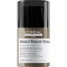 Absolut Repair Molecular Tüm Yıpranmış Saçlar İçin Durulanmayan Maske 50ml